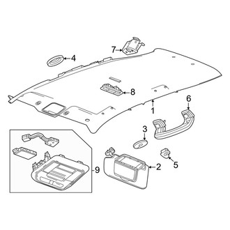 Honda OE - Roof - Interior Trim (W/O Panoramic), (EX)