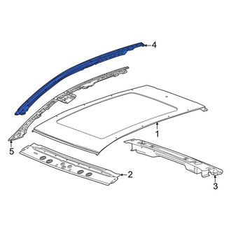 Honda OE - Left Outer Roof Side Rail