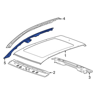 Honda OE - Left Inner Roof Side Rail