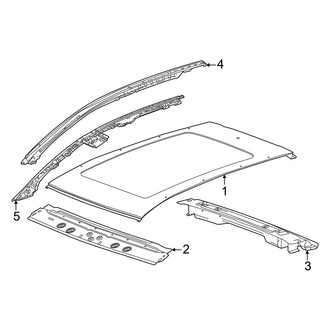 Honda OE - Roof & Components (With Panoramic), (Elite / Touring)