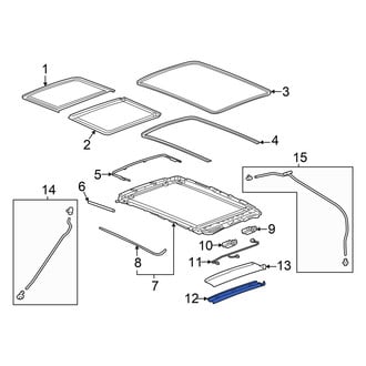 Honda OE - Sunroof Frame Bracket