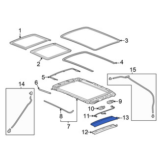 Honda OE - Sunroof Cover