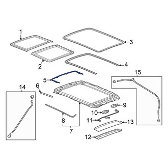Honda OE - Sunroof Deflector