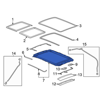 Honda OE - Sunroof Frame