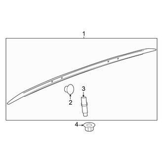 Honda OE - Roof - Exterior Trim (With Panoramic), (Elite / Touring)