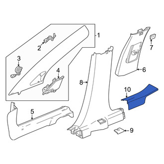 Honda OE - Front Left Door Sill Plate