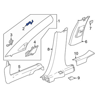 Honda OE - Body A-Pillar Trim Panel Clip