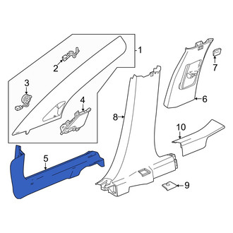 Honda OE - Front Left Door Sill Plate