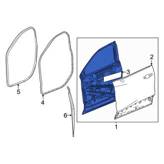 Honda OE - Rear Left Door Shell
