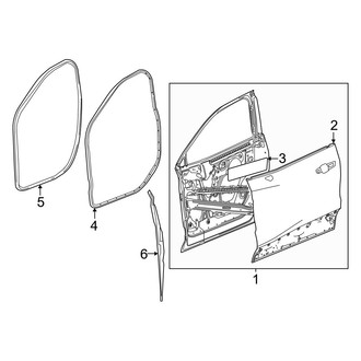 Honda OE - Front Door - Door & Components