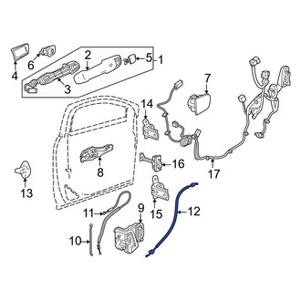 Honda OE - Front Inner Door Latch Cable