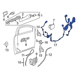 Honda OE - Front Left Door Wiring Harness