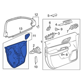Honda OE - Front Left Door Water Deflector