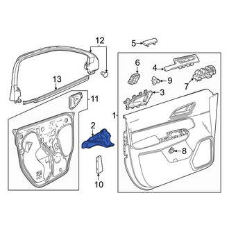 Honda OE - Front Left Door Interior Trim Panel Bracket