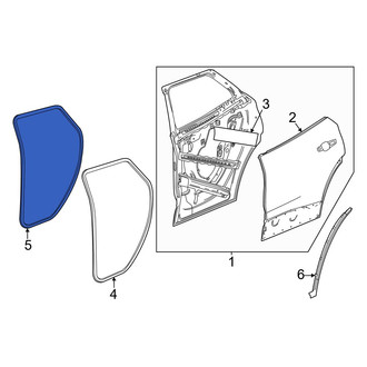 Honda OE - Rear Inner Door Seal