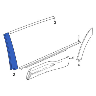 Honda OE - Rear Left Door Applique