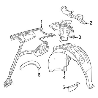 Honda OE - Quarter Panel & Components