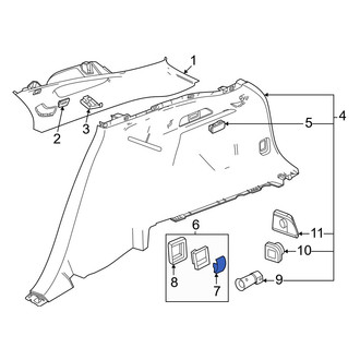 Honda OE - Tie Down Hook Cap