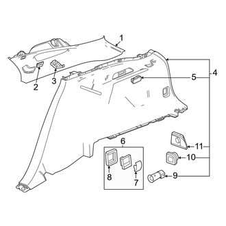 Honda OE - Quarter Panel - Interior Trim