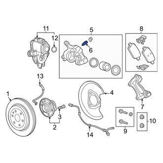 Honda OE - Rear Brake Bleeder Screw