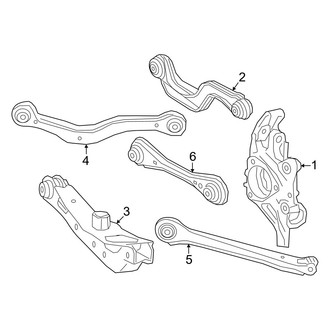 Honda OE - Rear Suspension - Suspension Components (FWD)