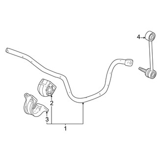 Honda OE - Rear Suspension - Stabilizer Bar & Components (FWD)