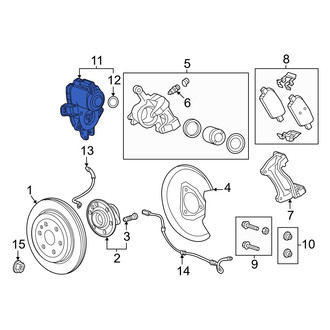 Honda OE - Rear Parking Brake Actuator