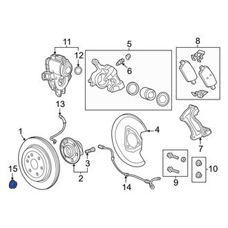 Honda OE - Rear CV Joint Nut