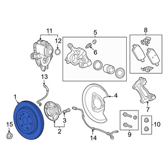 Honda OE - Rear Disc Brake Rotor