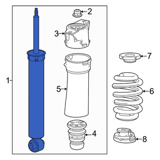 Honda OE - Rear Suspension Shock Absorber
