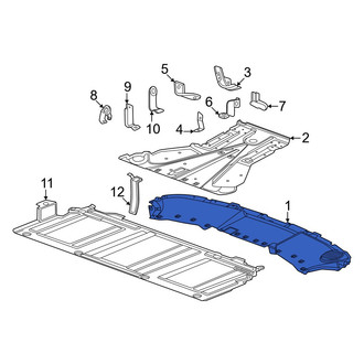 Honda OE - Rear Bumper Splash Shield