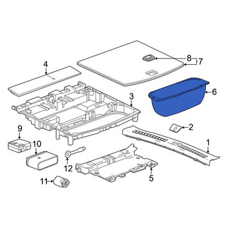 Honda OE - Rear Floor Storage Compartment