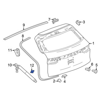 Honda OE - Rear Outer Liftgate Support Strut Holder