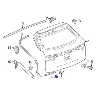 Honda OE - Rear Lower Liftgate Stop Bumper