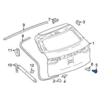 Honda OE - License Plate Bracket Screw