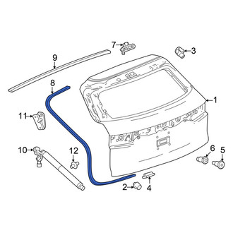 Honda OE - Rear Inner Hatch Seal