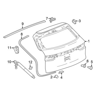 Honda OE - Lift Gate - Gate & Hardware