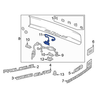 Honda OE - Rear Liftgate Latch Release Switch