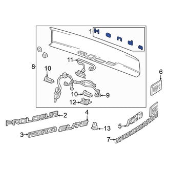 Honda OE - Rear Hatch Emblem