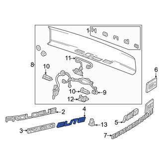 Honda OE - Rear Hatch Emblem