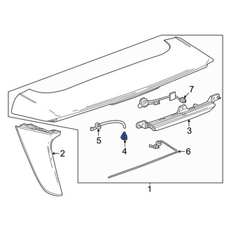 Honda OE - Rear Back Glass Washer Nozzle