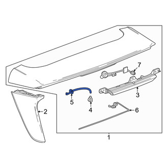Honda OE - Rear Liftgate Washer Hose