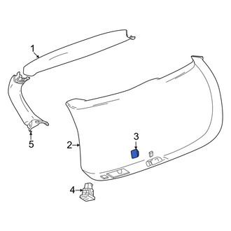 Honda OE - Liftgate Trim Cap