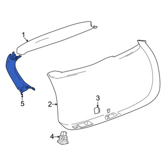 Honda OE - Rear Left Liftgate Trim