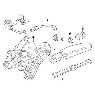Honda OE - Lift Gate - Wiper & Washer Components