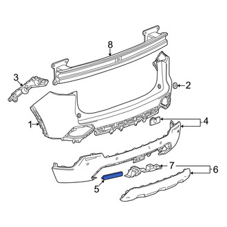 Honda OE - Rear Reflector Panel