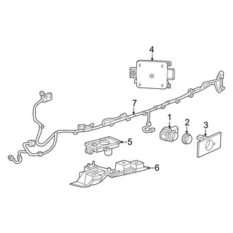 Honda OE - Rear Bumper - Electrical Components