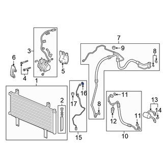 Honda OE - A/C Line O-Ring