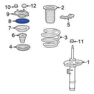 Honda OE - Front Suspension Strut Bearing
