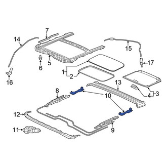 Honda OE - Sunroof Slide
